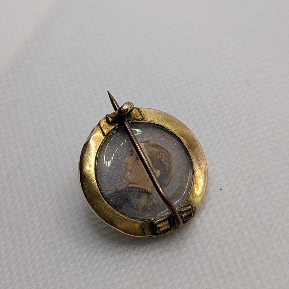 ✨ Antique 15ct Gold Victorian Blue Enamel & Pearl Star Brooch ✨ - Picture 5 of 8